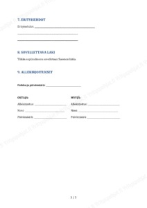 Ajoneuvon Myyntisopimus & Kauppakirja - Ladattava Word ja PDF Pohja - Image 3