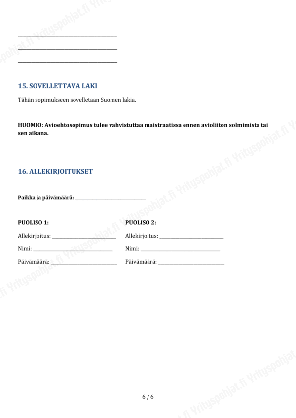 Avioehtosopimus - Muokattava Pohja - Image 6