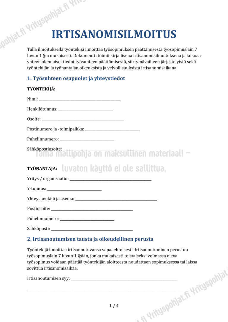 Irtisanomisilmoitus Word PDF Pohja Yrityspohjat irtisanomisilmoitus-word-pdf-pohja-yrityspohjat