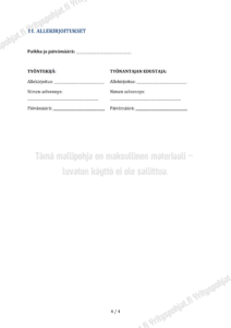Irtisanomisilmoitus - Word & PDF Pohja - Image 4
