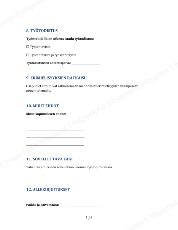 Irtisanomissopimus - Muokattava Pohja - Image 5