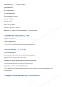Kevytyrittäjä sopimuspohja - Muokattava Word & PDF - Image 2