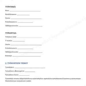 kilpailukieltosopimuspohja