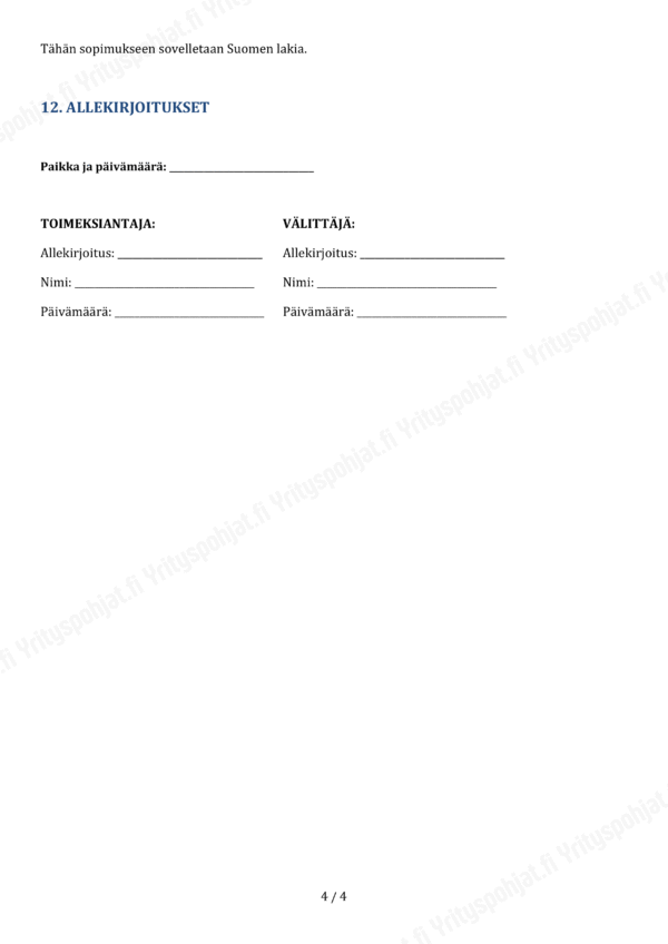 Provisiomyyntisopimus - Muokattava Pohja - Image 4