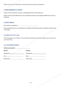 Traktorin kauppakirja & myyntisopimus - Muokattava pohja - Image 3
