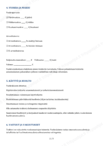 Traktorin vuokrasopimuspohja - Ladattavat Word & PDF - Image 2