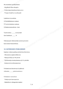 Urakkasopimus - Urakointisopimus Muokattava Pohja - Image 7