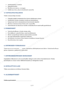 Vaitiolovelvollisuus - NDA Pohja - Word & PDF Ladattavat - Image 2