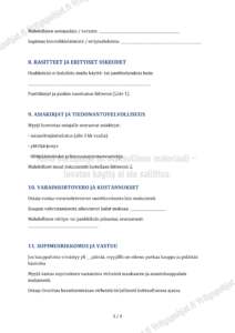 Asunto-osakkeen Kauppakirja - Muokattava Mallipohja - Image 3