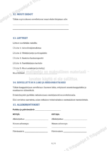 Asunto-osakkeen Kauppakirja - Muokattava Mallipohja - Image 4