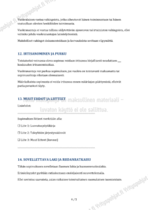 Autotallin Vuokrasopimus - Word ja PDF Mallipohja - Image 4