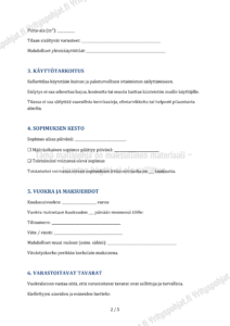 Kellarivaraston Vuokrasopimus - Muokattava Mallipohja - Image 2