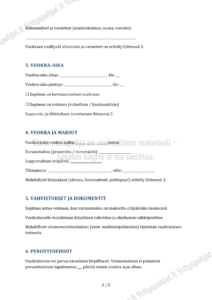 Loma-asunnon Vuokrasopimus - Muokattava Mallipohja - Image 2