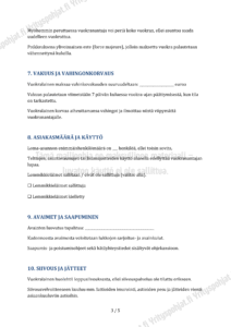 Loma-asunnon Vuokrasopimus - Muokattava Mallipohja - Image 3