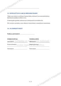 Loma-asunnon Vuokrasopimus - Muokattava Mallipohja - Image 5