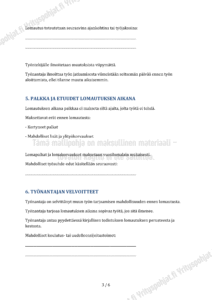 Lomautuskirje - Muokattava Mallipohja - Image 3