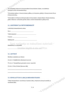 Lomautuskirje - Muokattava Mallipohja - Image 5