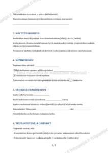 Maatalousmaan Vuokrasopimus - Muokattava Mallipohja - Image 2