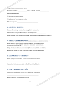 Metsätilakauppa - Metsän myynnin sopimuspohja - Image 2