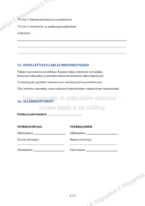 Metsätilan Vuokrasopimus - Metsän Vuokraaminen Mallipohja - Image 5
