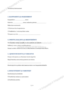 Moottoripyörän Kauppakirja - Muokattava Mallipohja - Image 2