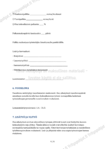Osa-aikatyösopimus - Word & PDF Mallipohja - Image 4