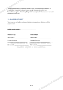 Osa-aikatyösopimus - Word & PDF Mallipohja - Image 6