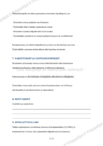 Sivutoimisopimus - Word & PDF Mallipohja - Image 4