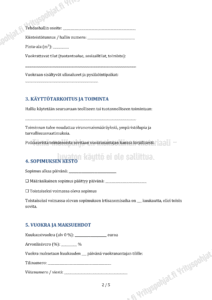 Tehdashallin Vuokrasopimus - Muokattava Mallipohja - Image 2